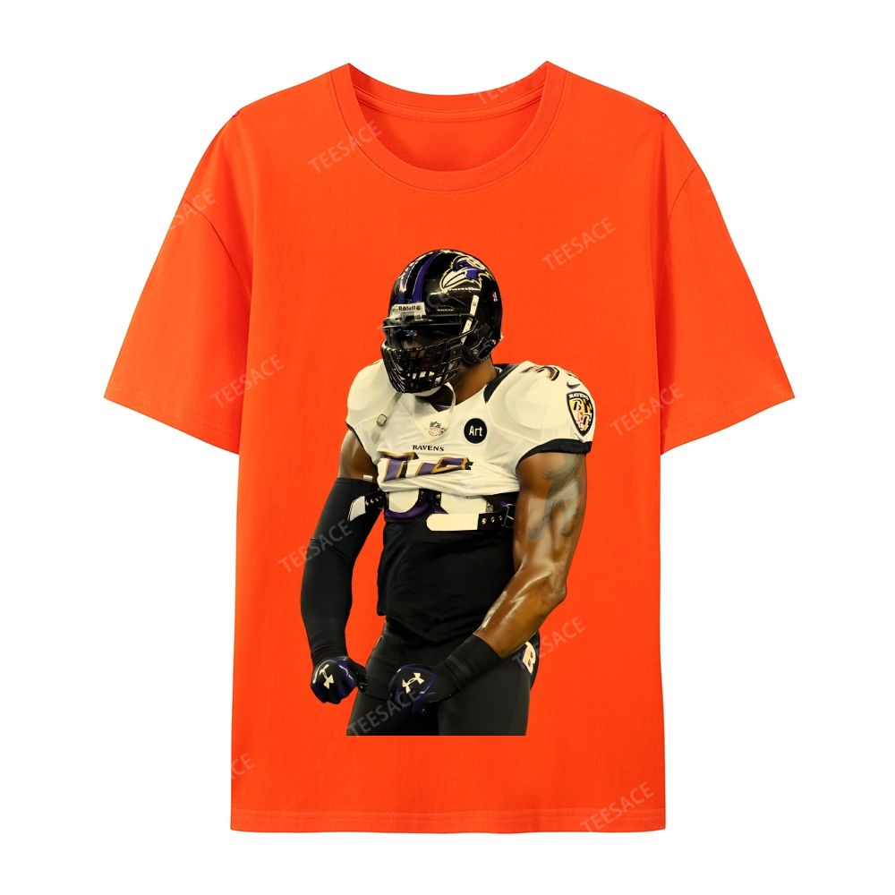 RAVENS Lamar Jackson Casual Short Sleeve T-Shirt 