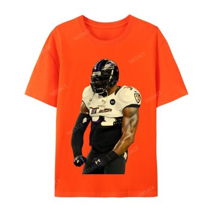 RAVENS Lamar Jackson Casual Short Sleeve T-Shirt 