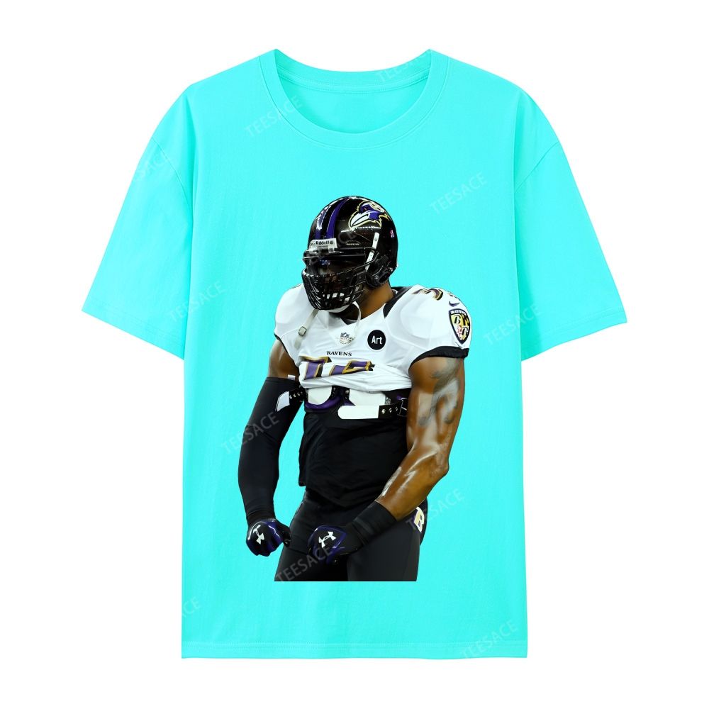 RAVENS Lamar Jackson Casual Short Sleeve T-Shirt 