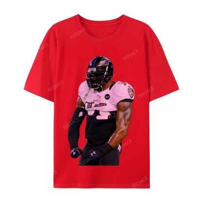 RAVENS Lamar Jackson Casual Short Sleeve T-Shirt 