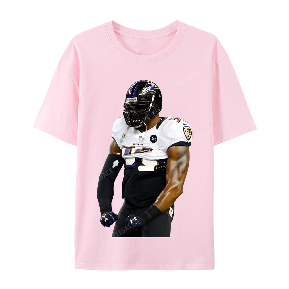 RAVENS Lamar Jackson Casual Short Sleeve T-Shirt 