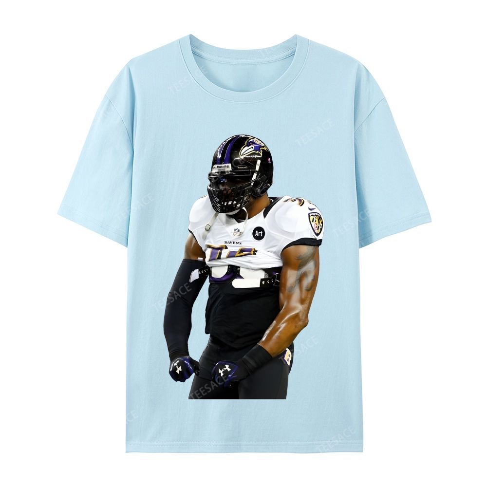 RAVENS Lamar Jackson Casual Short Sleeve T-Shirt 