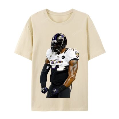 RAVENS Lamar Jackson Casual Short Sleeve T-Shirt 