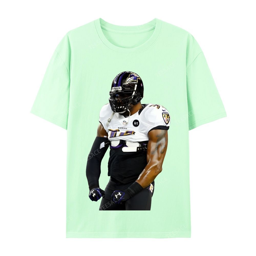 RAVENS Lamar Jackson Casual Short Sleeve T-Shirt 