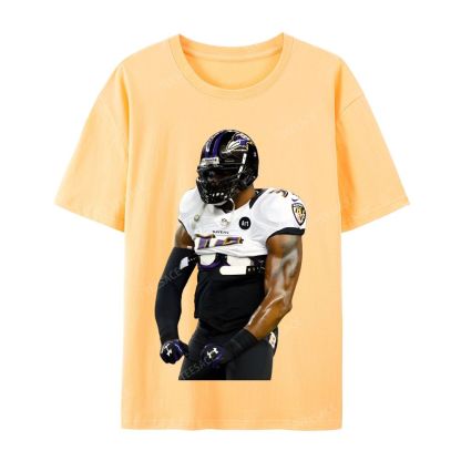 RAVENS Lamar Jackson Casual Short Sleeve T-Shirt 