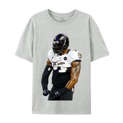 RAVENS Lamar Jackson Casual Short Sleeve T-Shirt 