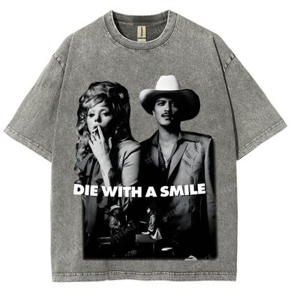 Lady Gaga & Bruno Mars 2.0 TEE Unisex Fit Washed T-Shirt  