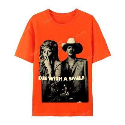 Lady Gaga & Bruno Mars 2.0 TEE Casual Short Sleeve T-Shirt  