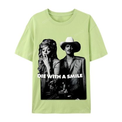 Lady Gaga & Bruno Mars 2.0 TEE Casual Short Sleeve T-Shirt  