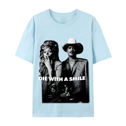 Lady Gaga & Bruno Mars 2.0 TEE Casual Short Sleeve T-Shirt  