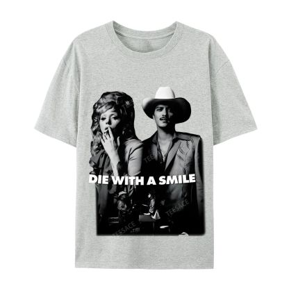 Lady Gaga & Bruno Mars 2.0 TEE Casual Short Sleeve T-Shirt  