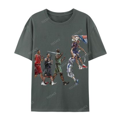 Unisex-Adult Ultra Cotton Washed T-Shirt Graphic NBA 2024 TEE