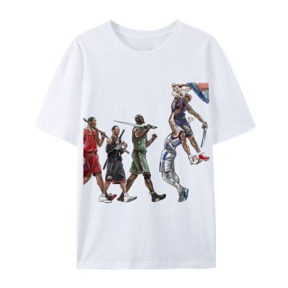 Unisex-Adult Ultra Cotton Washed T-Shirt Graphic NBA 2024 TEE
