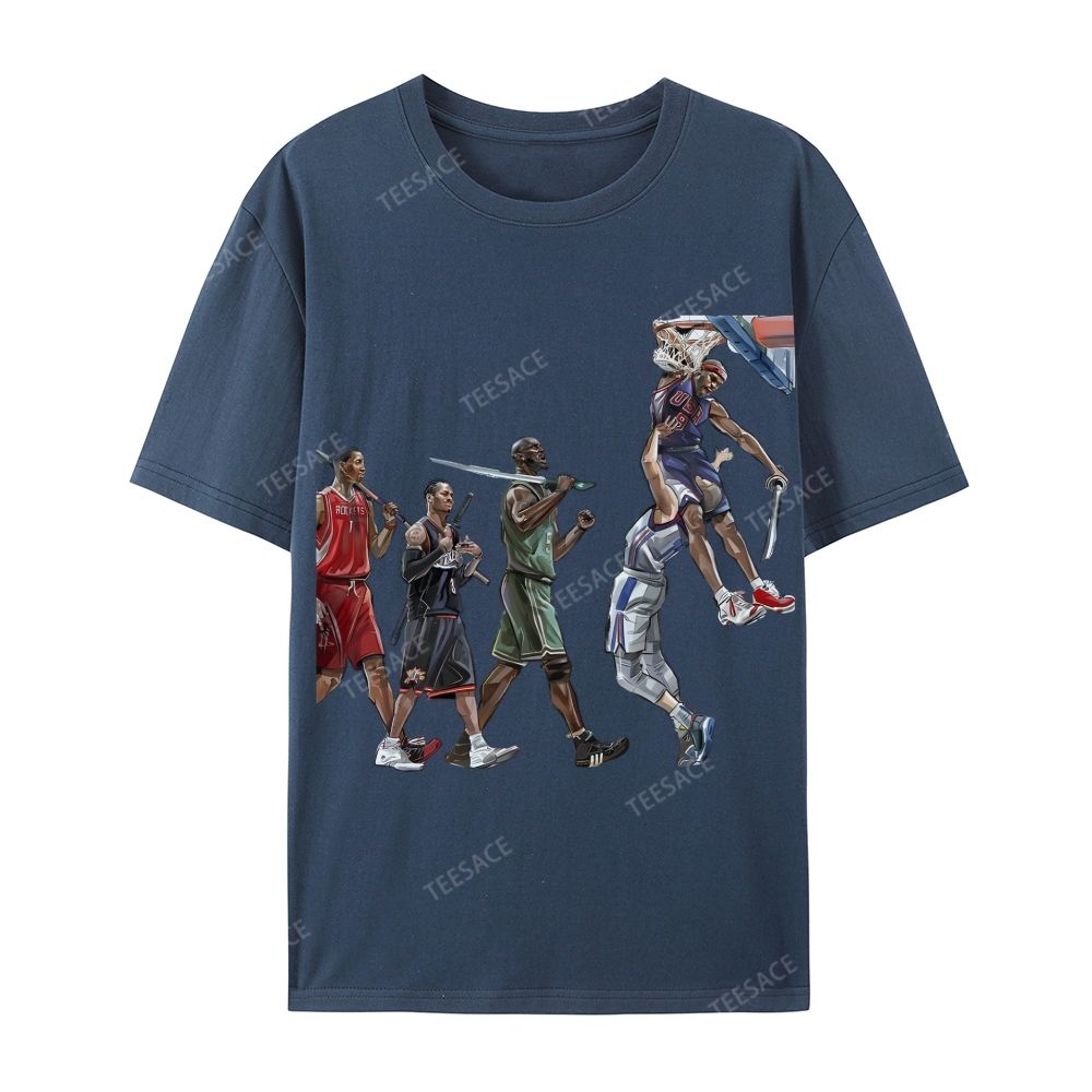 Unisex-Adult Ultra Cotton Washed T-Shirt Graphic NBA 2024 TEE