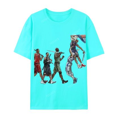 Unisex-Adult Ultra Cotton Washed T-Shirt Graphic NBA 2024 TEE