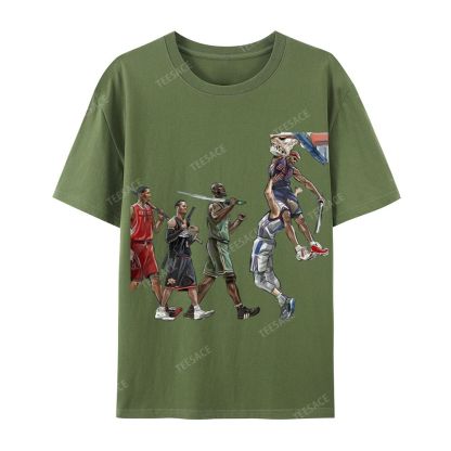 Unisex-Adult Ultra Cotton Washed T-Shirt Graphic NBA 2024 TEE