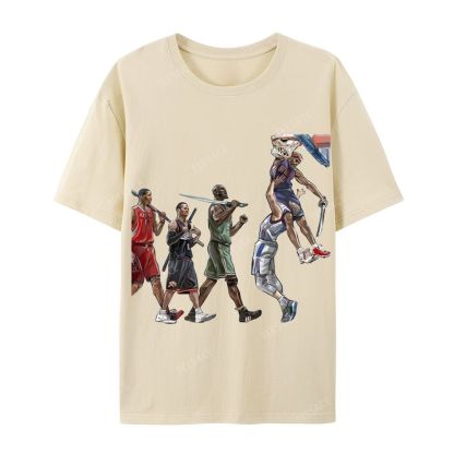 Unisex-Adult Ultra Cotton Washed T-Shirt Graphic NBA 2024 TEE