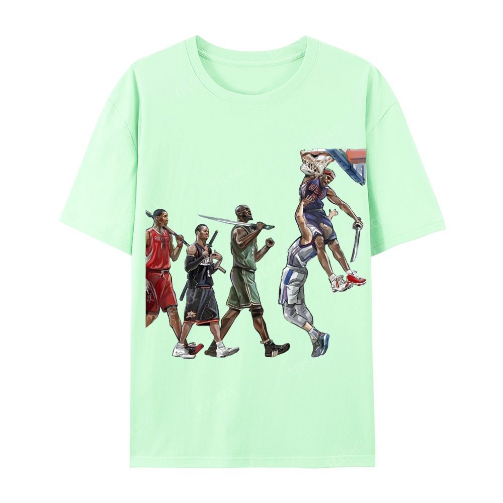 Unisex-Adult Ultra Cotton Washed T-Shirt Graphic NBA 2024 TEE