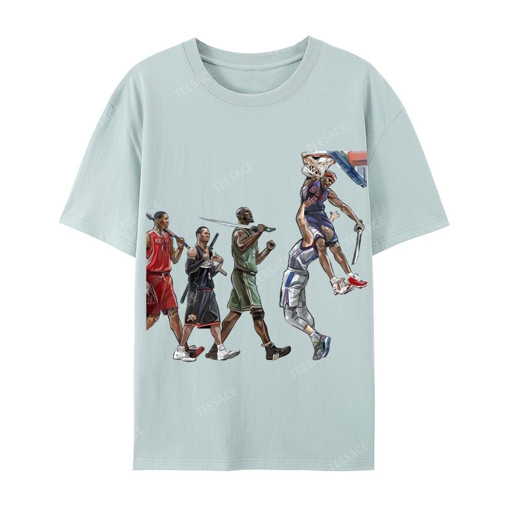 Unisex-Adult Ultra Cotton Washed T-Shirt Graphic NBA 2024 TEE