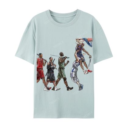Unisex-Adult Ultra Cotton Washed T-Shirt Graphic NBA 2024 TEE