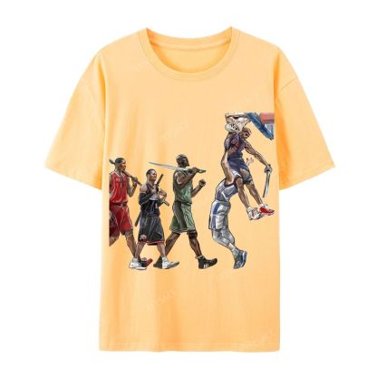 Unisex-Adult Ultra Cotton Washed T-Shirt Graphic NBA 2024 TEE