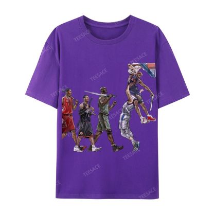 Unisex-Adult Ultra Cotton Washed T-Shirt Graphic NBA 2024 TEE