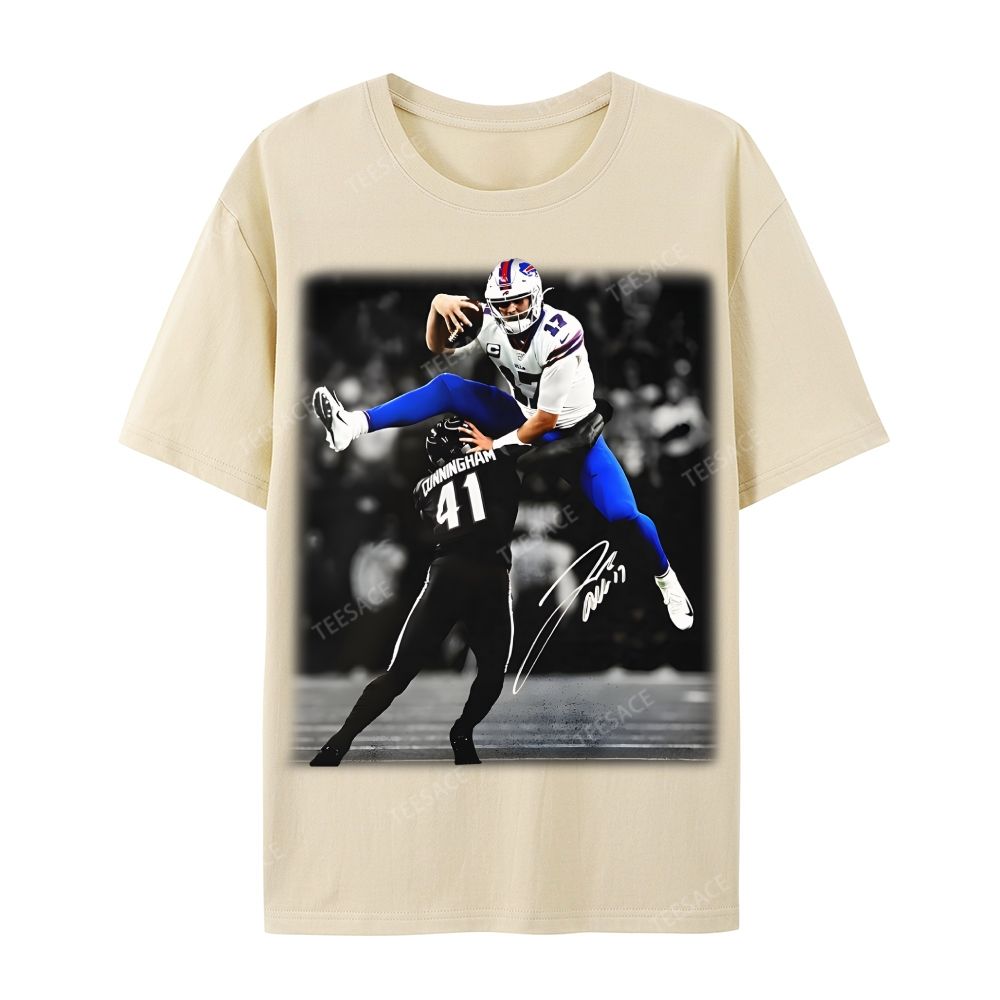 JOSH ALLEN Casual Short Sleeve T-Shirt  