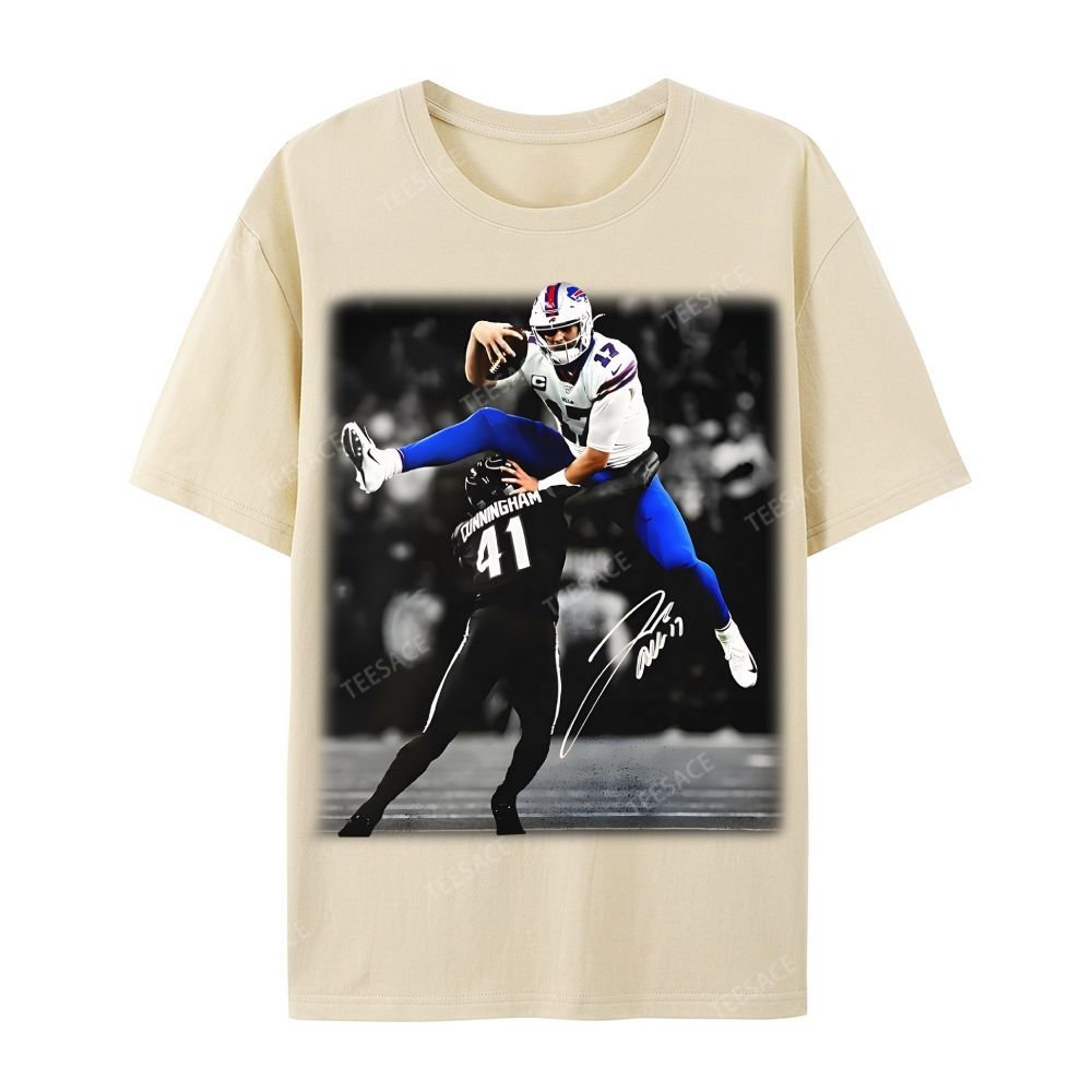 JOSH ALLEN Casual Short Sleeve T-Shirt  