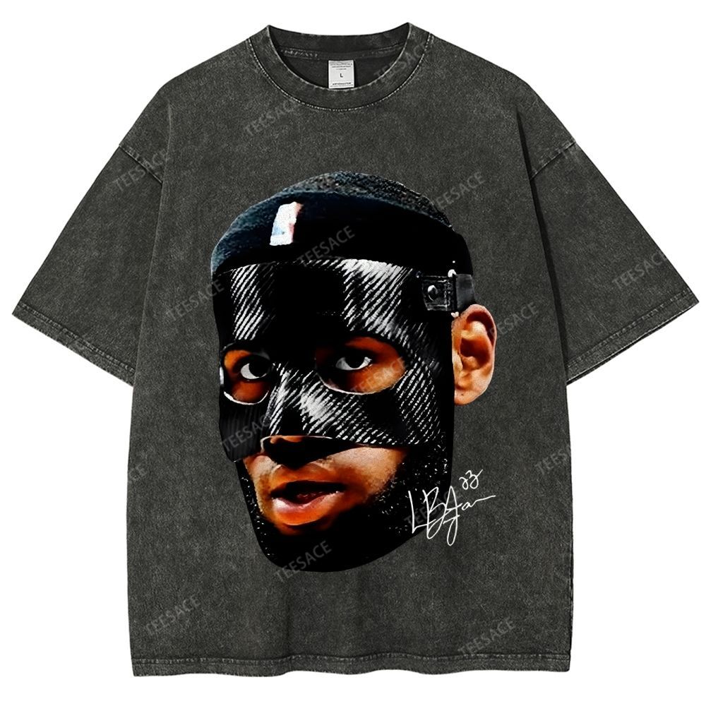 Unisex-Adult Ultra Cotton Washed T-Shirt Graphic LEBRON_JAMES_T-SHIRT_