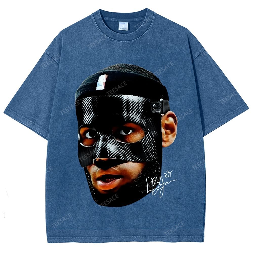 Unisex-Adult Ultra Cotton Washed T-Shirt Graphic  LEBRON_JAMES_T-SHIRT_Vintage