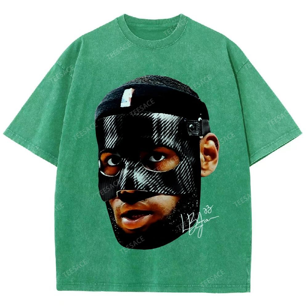 Unisex-Adult Ultra Cotton Washed T-Shirt Graphic  LEBRON_JAMES_T-SHIRT_Vintage