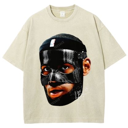 Unisex-Adult Ultra Cotton Washed T-Shirt Graphic  LEBRON_JAMES_T-SHIRT_Vintage