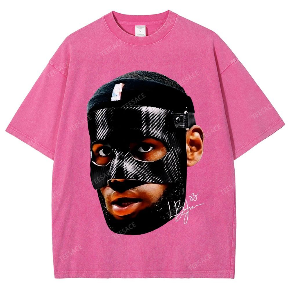 Unisex-Adult Ultra Cotton Washed T-Shirt Graphic  LEBRON_JAMES_T-SHIRT_Vintage