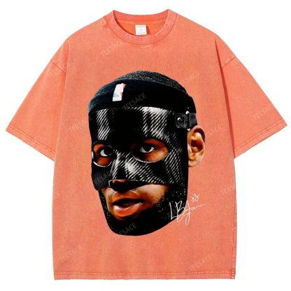 Unisex-Adult Ultra Cotton Washed T-Shirt Graphic  LEBRON_JAMES_T-SHIRT_Vintage