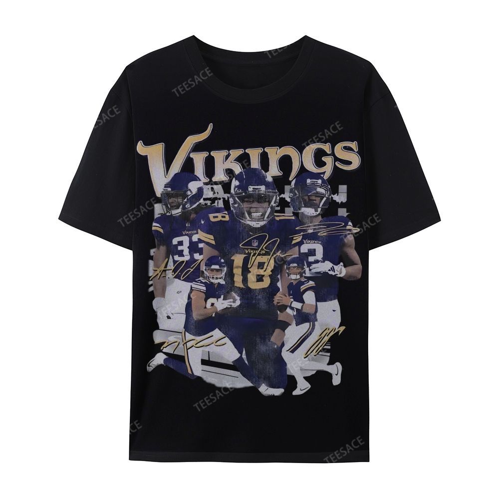 2024 VIKINGS TEE Casual Short Sleeve T-Shirt