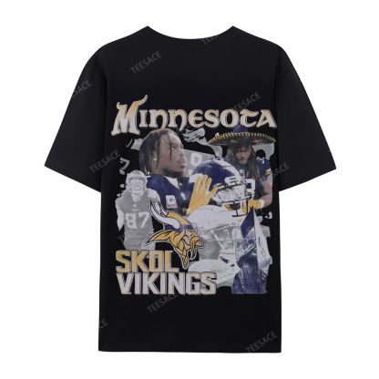 2024 VIKINGS TEE Casual Short Sleeve T-Shirt  