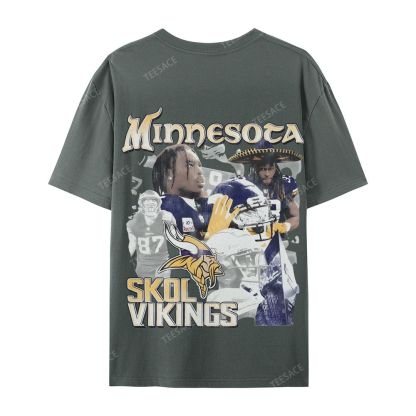 2024 VIKINGS TEE Casual Short Sleeve T-Shirt  