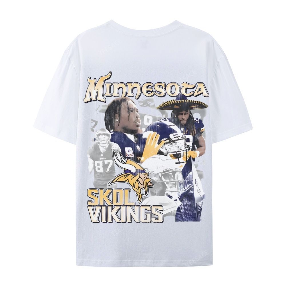 2024 VIKINGS TEE Casual Short Sleeve T-Shirt  