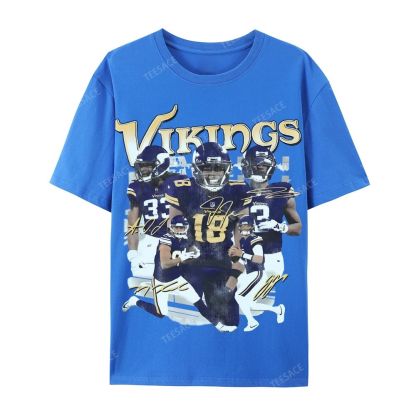 2024 VIKINGS TEE Casual Short Sleeve T-Shirt  