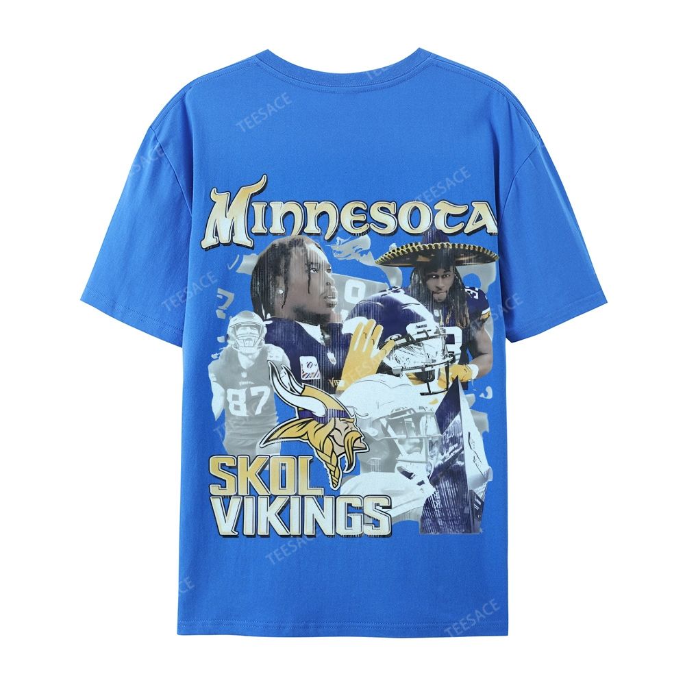 2024 VIKINGS TEE Casual Short Sleeve T-Shirt  