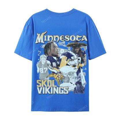 2024 VIKINGS TEE Casual Short Sleeve T-Shirt  