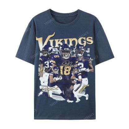 2024 VIKINGS TEE Casual Short Sleeve T-Shirt  