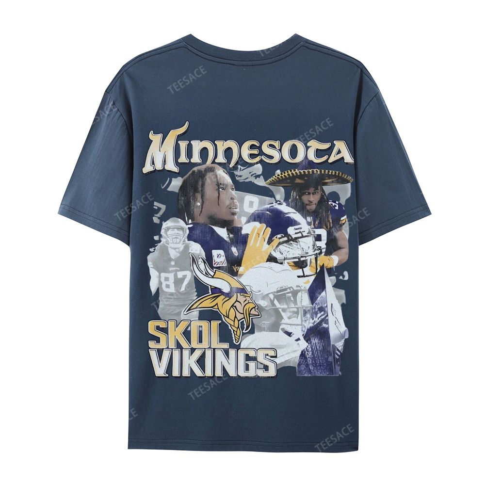 2024 VIKINGS TEE Casual Short Sleeve T-Shirt  