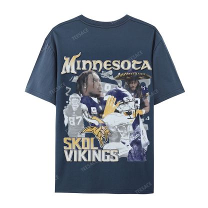 2024 VIKINGS TEE Casual Short Sleeve T-Shirt  