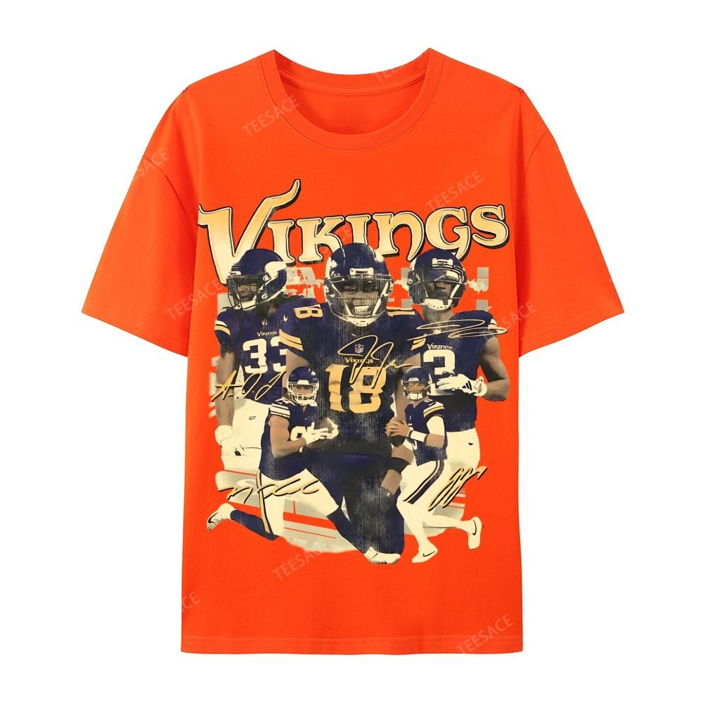 2024 VIKINGS TEE Casual Short Sleeve T-Shirt  