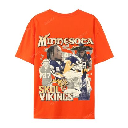 2024 VIKINGS TEE Casual Short Sleeve T-Shirt  