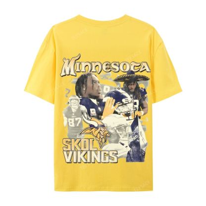 2024 VIKINGS TEE Casual Short Sleeve T-Shirt  