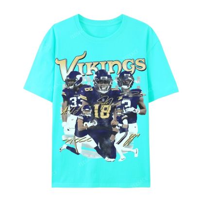 2024 VIKINGS TEE Casual Short Sleeve T-Shirt  