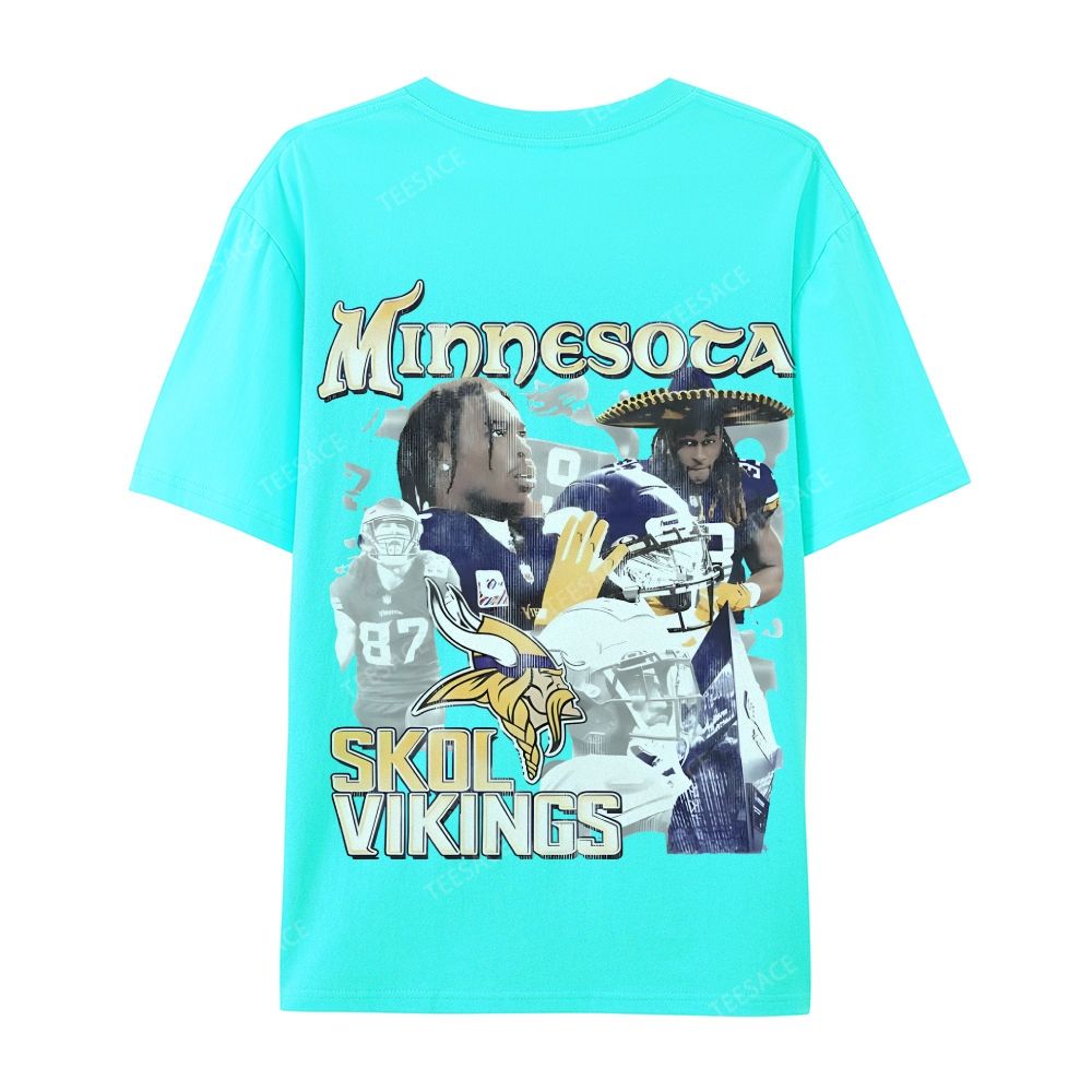 2024 VIKINGS TEE Casual Short Sleeve T-Shirt  