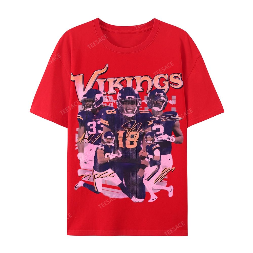 2024 VIKINGS TEE Casual Short Sleeve T-Shirt  